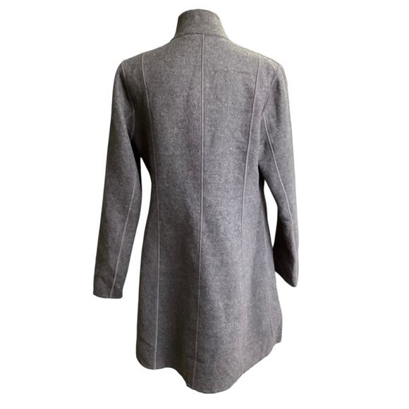 Sol Alpaca Reversible Baby Alpaca Soft Coat women’s L gray - Picture 3 of 8